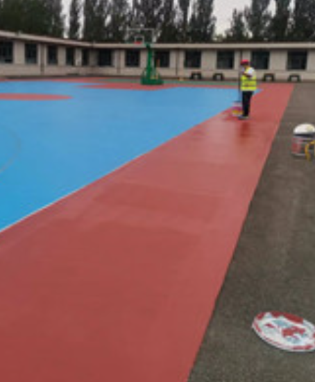 繁峙旧篮球场地面改造翻新整改   